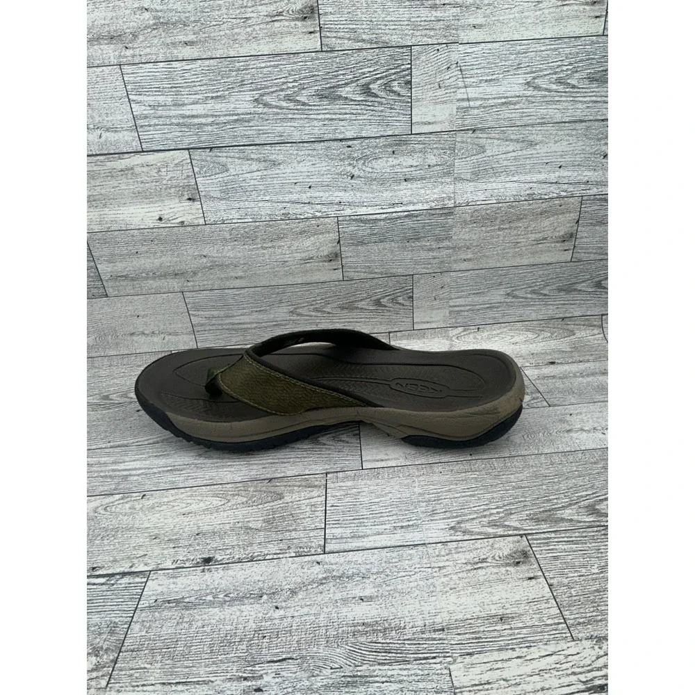 KEEN Mens Flip Flops‎ Sandals Olive Green Size 8 Water Ready Outdoor
